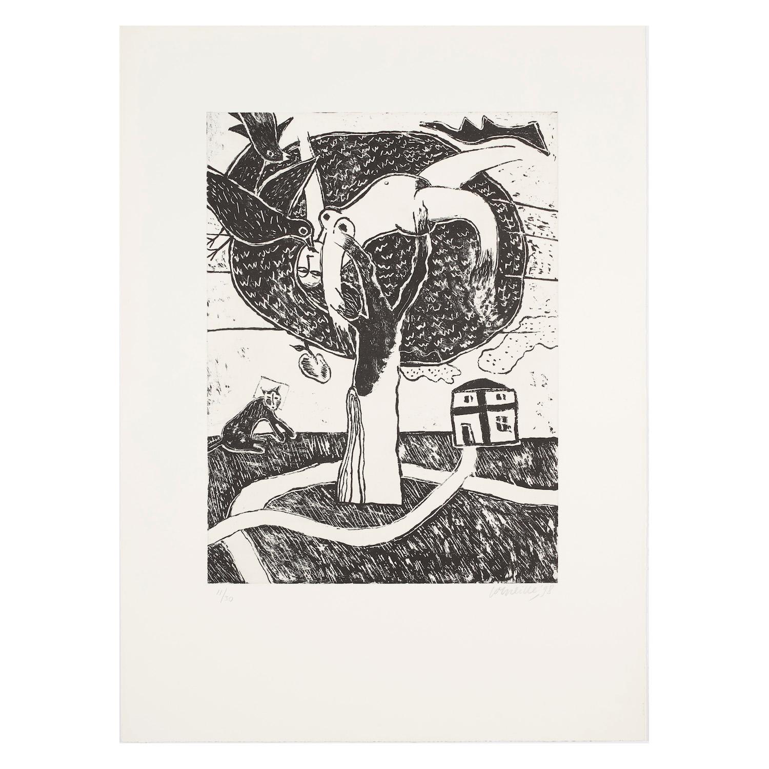 Corneille Figurative Print - L’arbre de l’été 