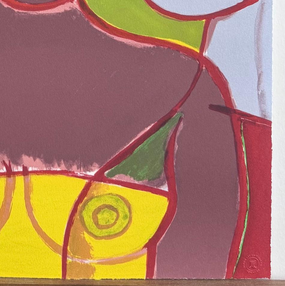 Les Deux Amies è una litografia originale disegnata a mano in edizione limitata e stampata a 13 colori su carta d'archivio Somerset 100% priva di acidi, realizzata dall'artista olandese noto come CORNEILLE (Guillaume van Beverloo), un espressionista