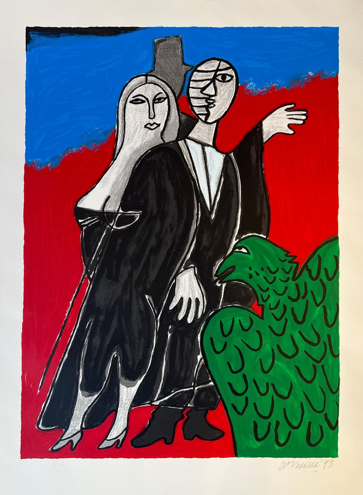 Corneille Abstract Print - Phantom of Opera