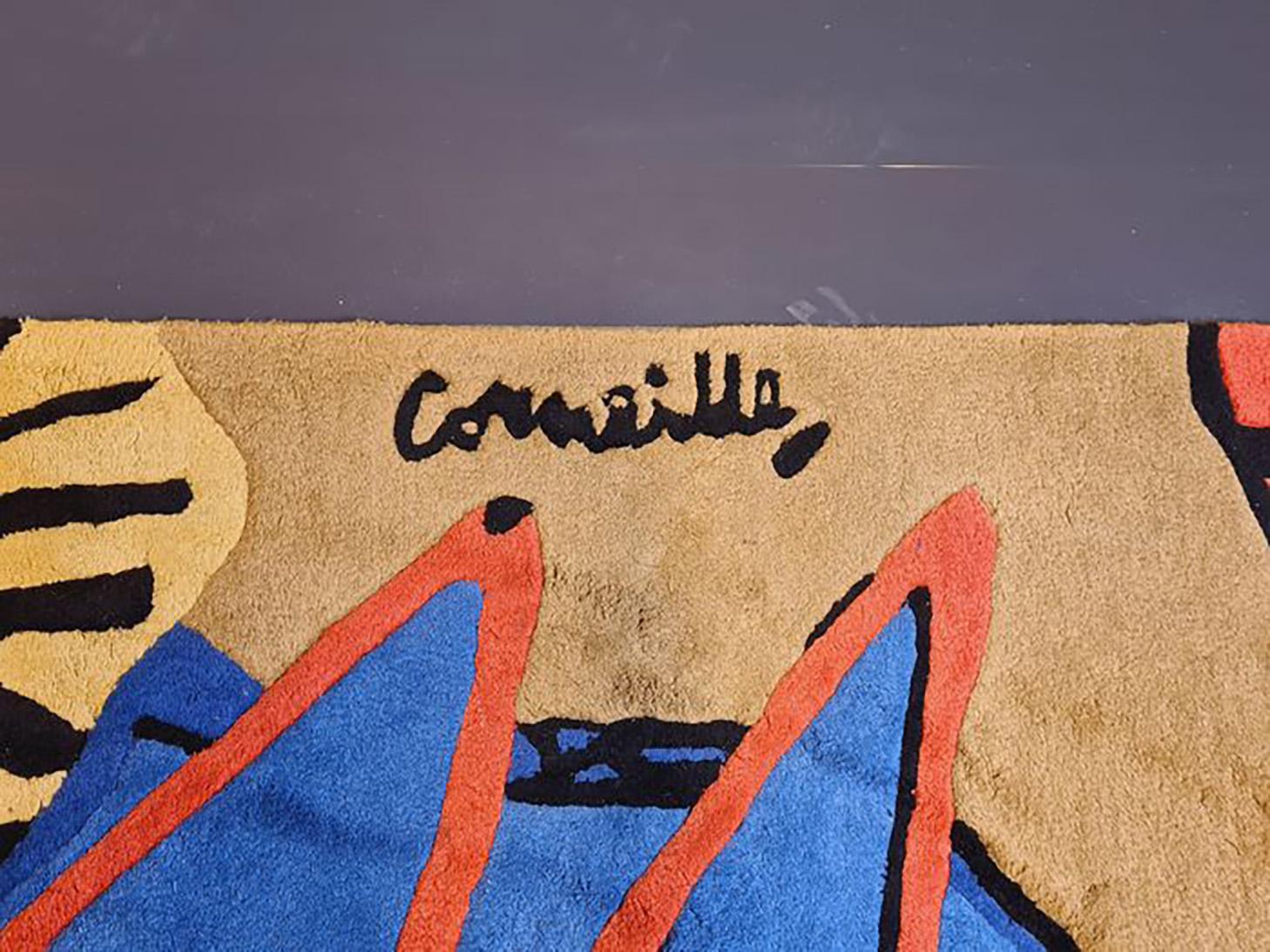 Corneille Wool Carpet, 1980 For Sale 2