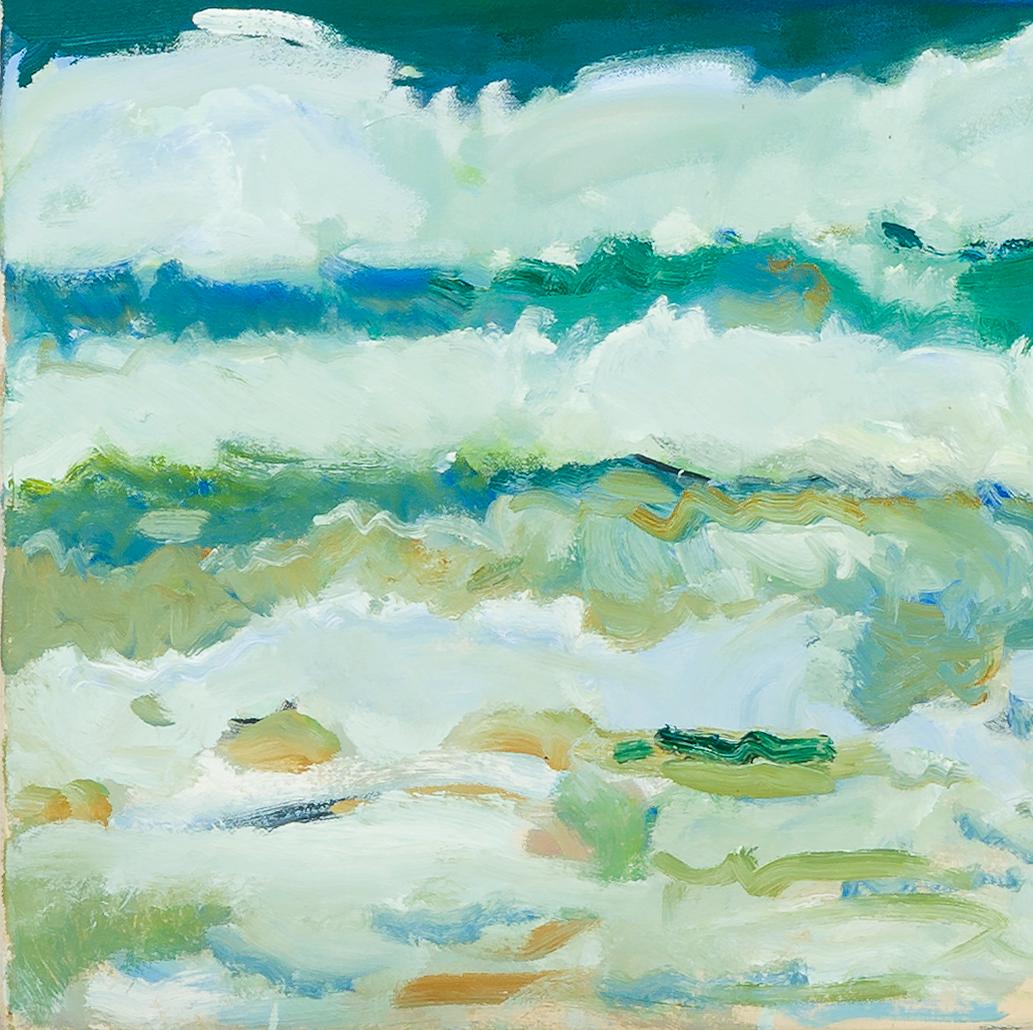 Big Wave (Zeitgenössisch), Painting, von Cornelia Foss