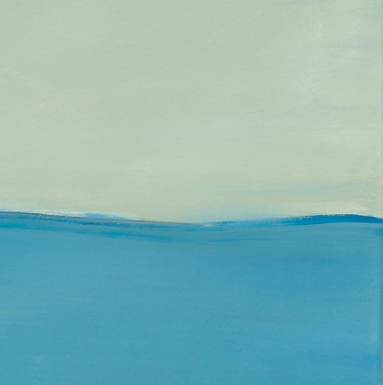 Schilfmeer (Grau), Landscape Painting, von Cornelia Foss