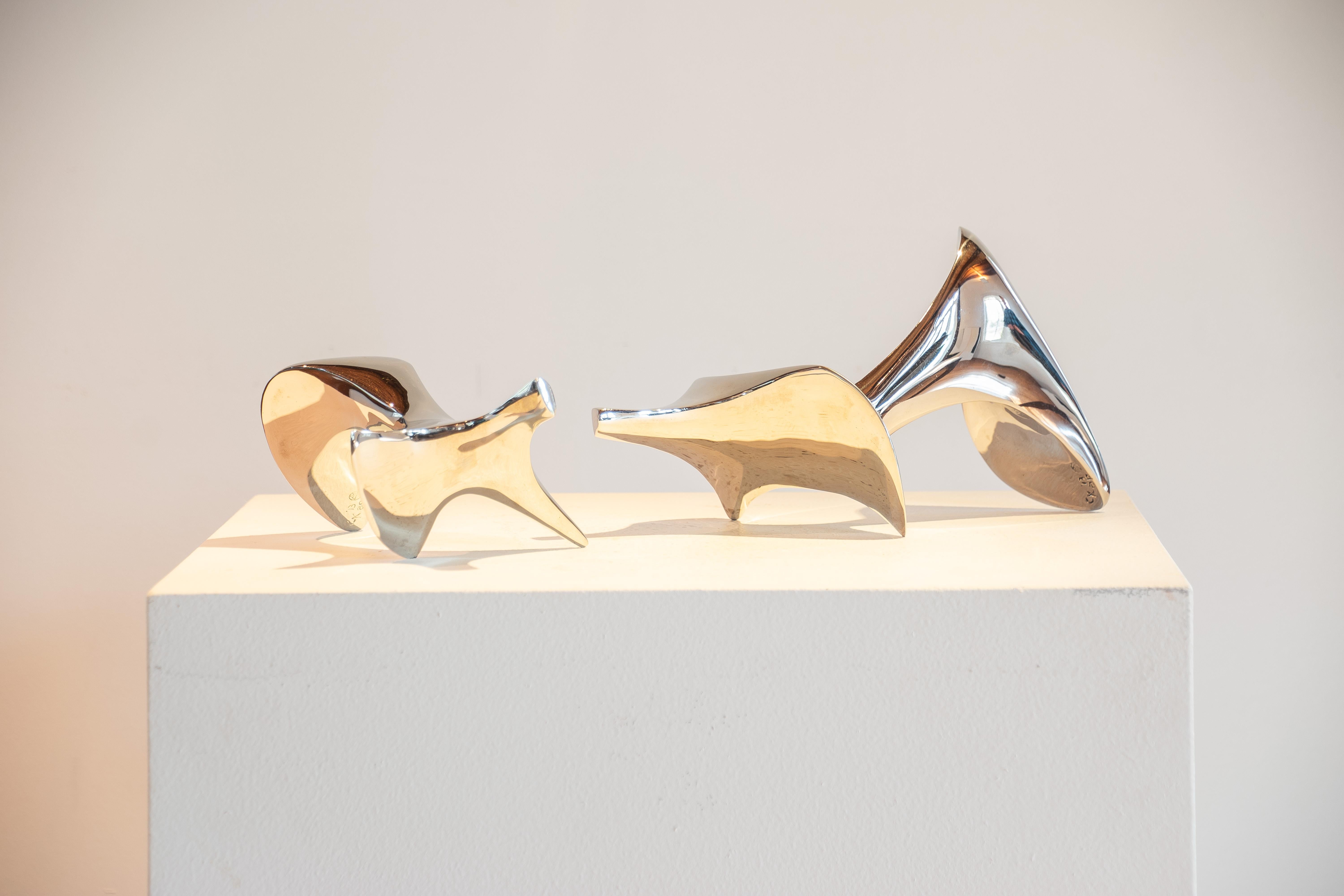 Cornelia Kubler Kavanagh Figurative Sculpture - Miro's dogs