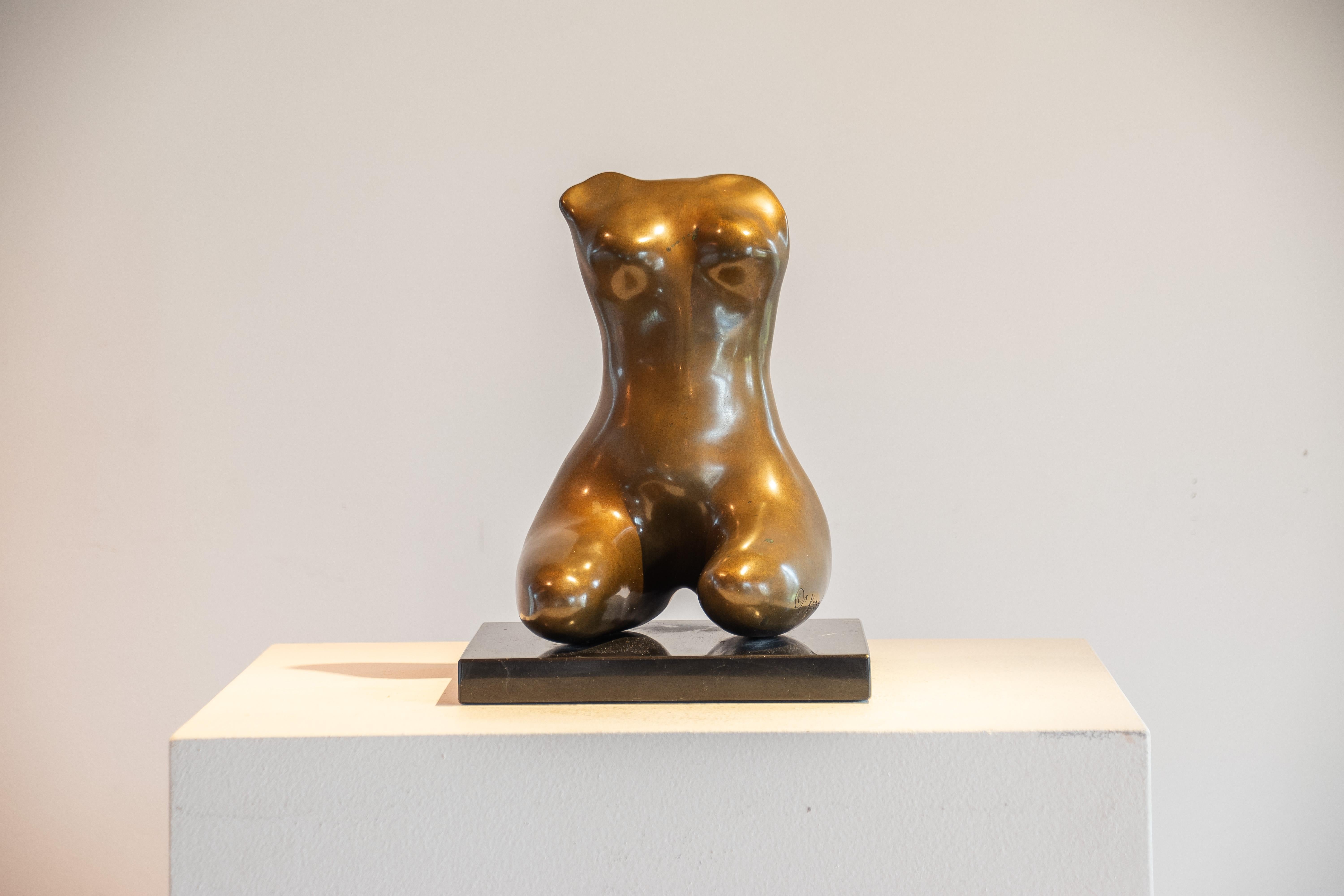 Cornelia Kubler Kavanagh Nude Sculpture - Seated figure