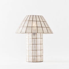 Capiz Shell Table Lamp, Model Cornelia