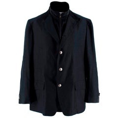 Corneliani Men's Wool Navy Blazer - Size L EU 56R