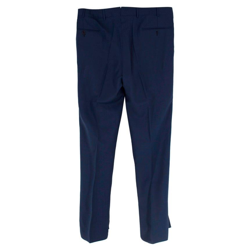 Corneliani Navy Blue Wool Suit L For Sale 2