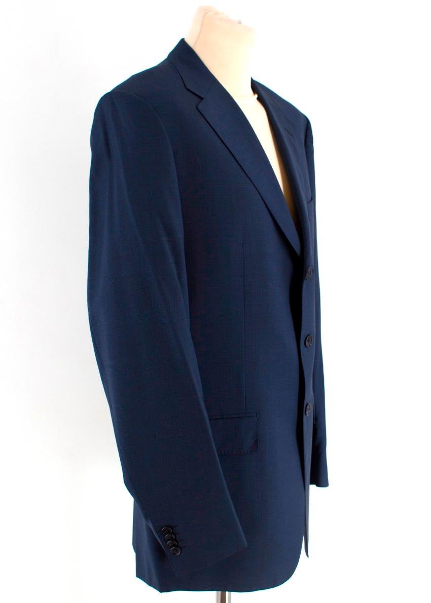 Men's Corneliani Navy Blue Wool Suit L For Sale