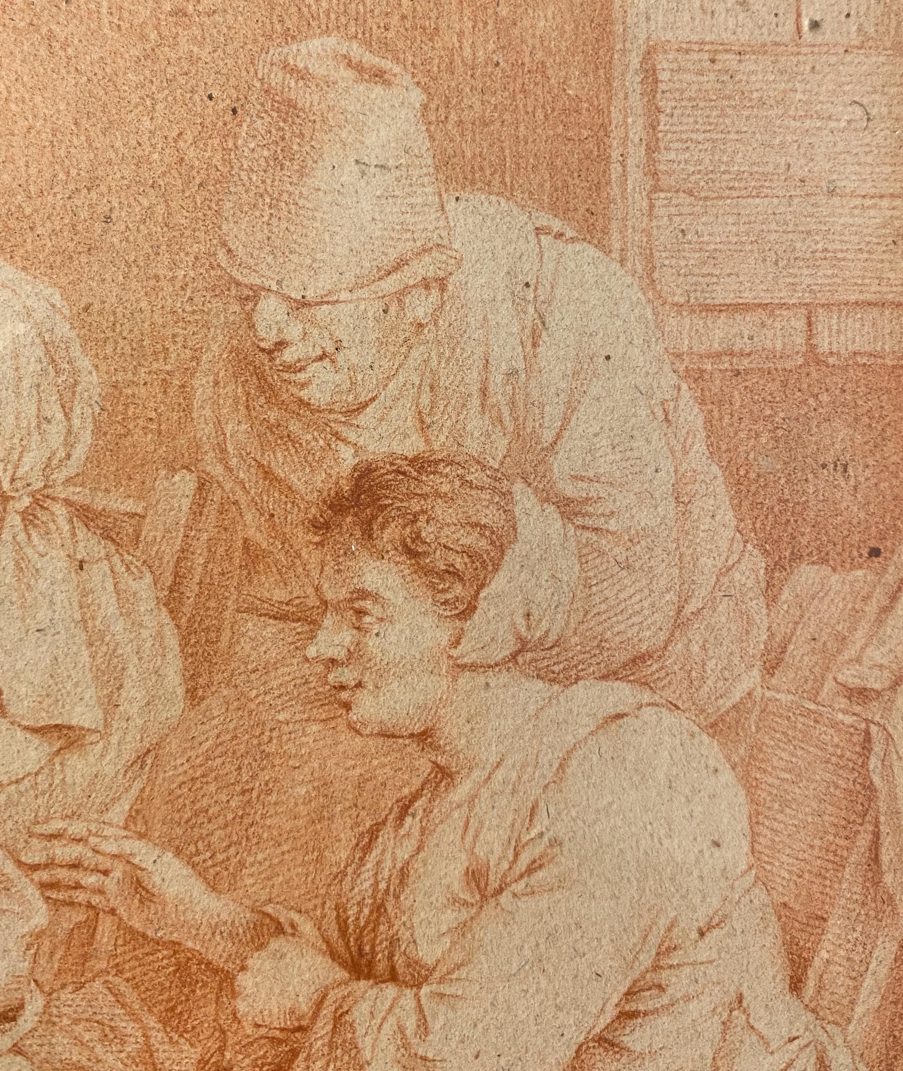 Bauernfamilie, Cornelis Bega. Niederländischer Maler und Graveur des Goldenen Zeitalters. im Angebot 4