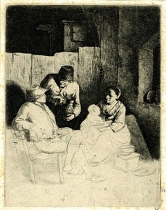 The Mother Seated in an Inn