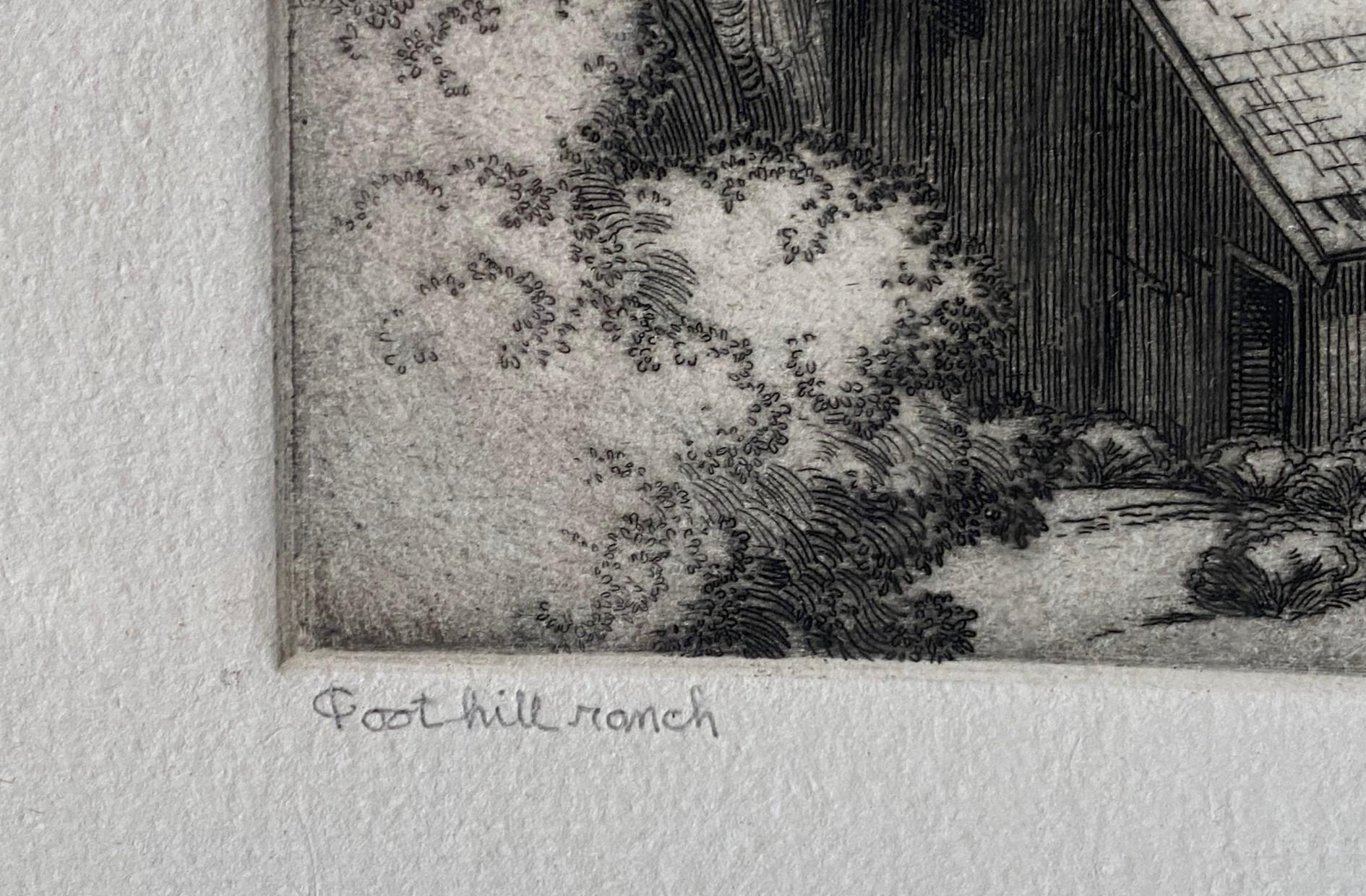 Cornelis Botke, édition limitée Californie Artistics Gravure Foothill Ranch en vente 7