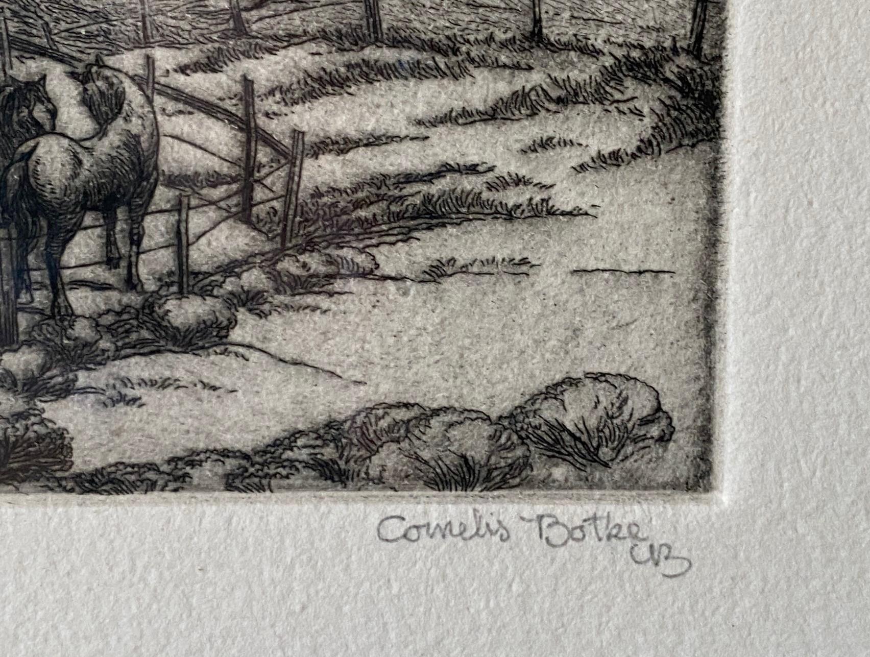 Cornelis Botke, édition limitée Californie Artistics Gravure Foothill Ranch en vente 8
