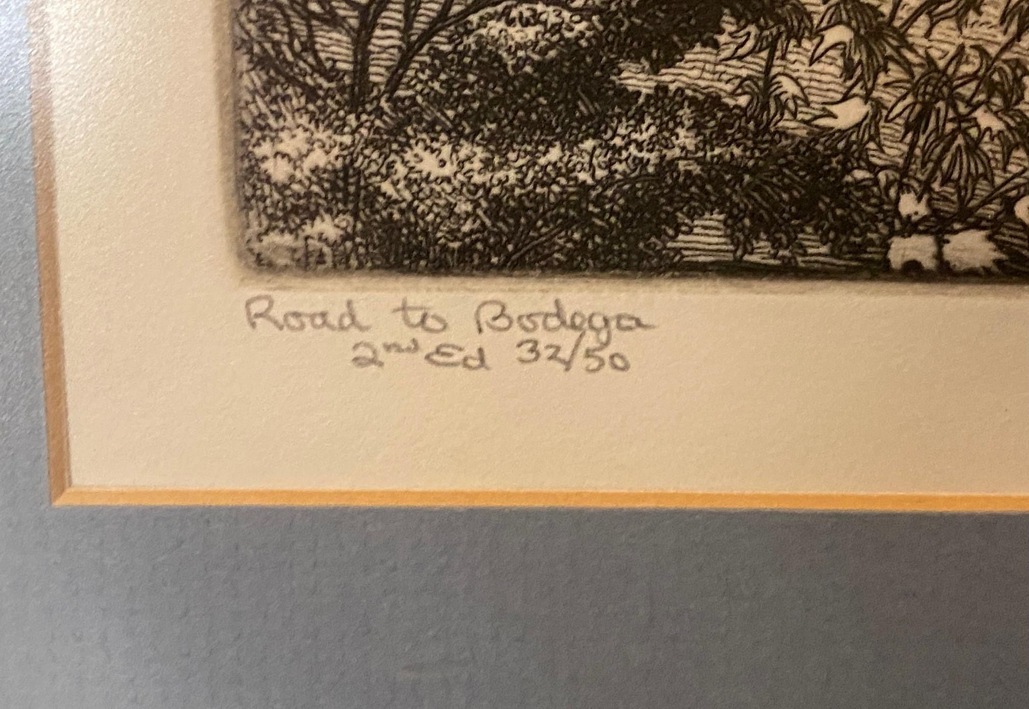 Cornelis Botke, édition limitée L'artiste californien à graver et à Bodega en vente 5