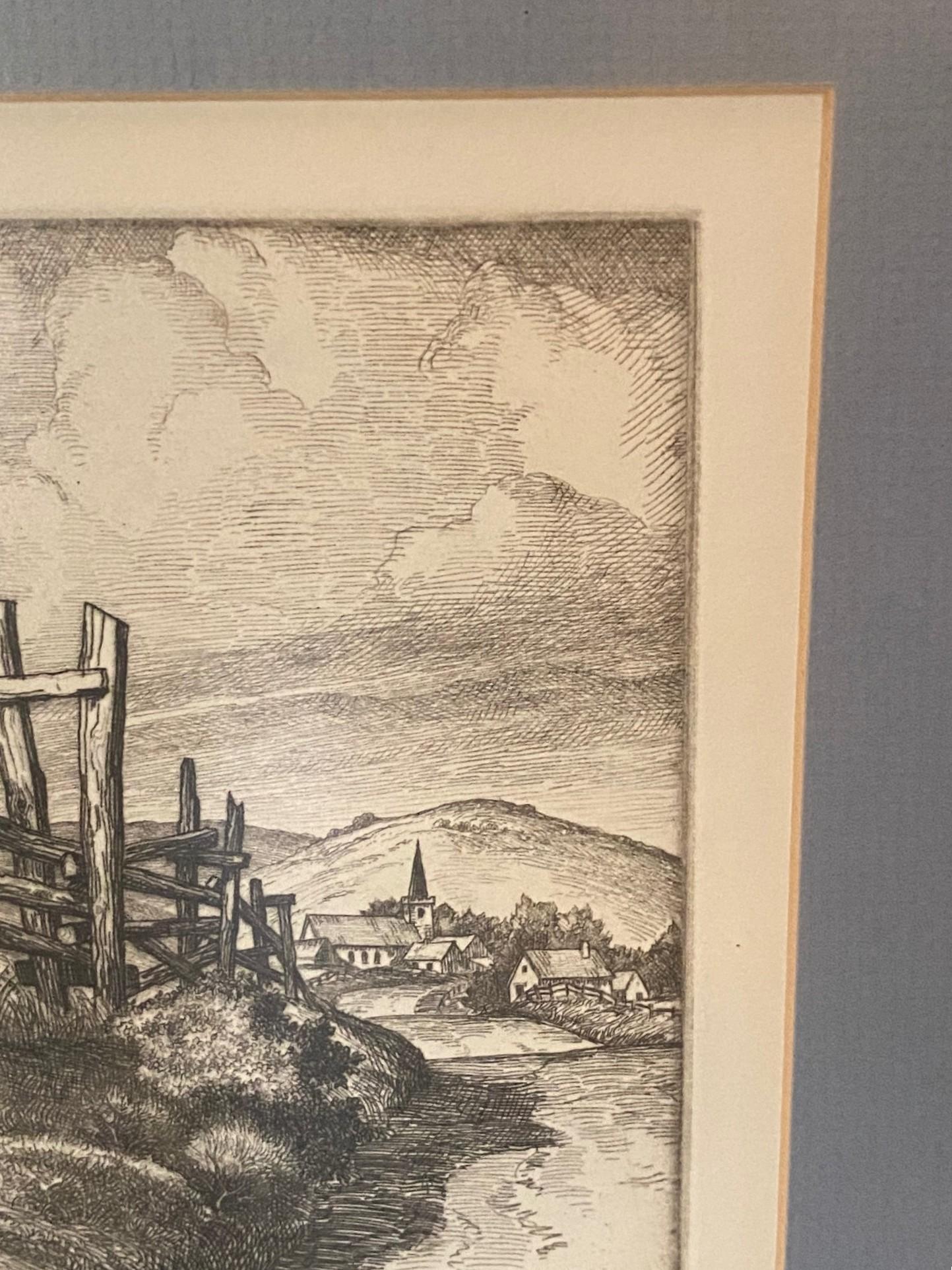 Bois Cornelis Botke, édition limitée L'artiste californien à graver et à Bodega en vente