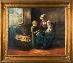 Woman with Children de Cornelius Bouter
