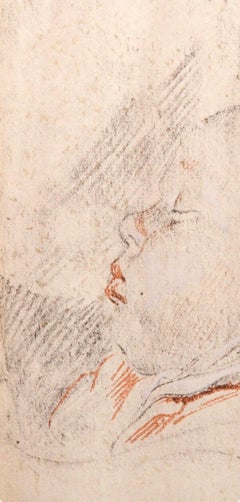 Cornelis de Vos, Sleeping child, from Faces of Children, 1968 (after)