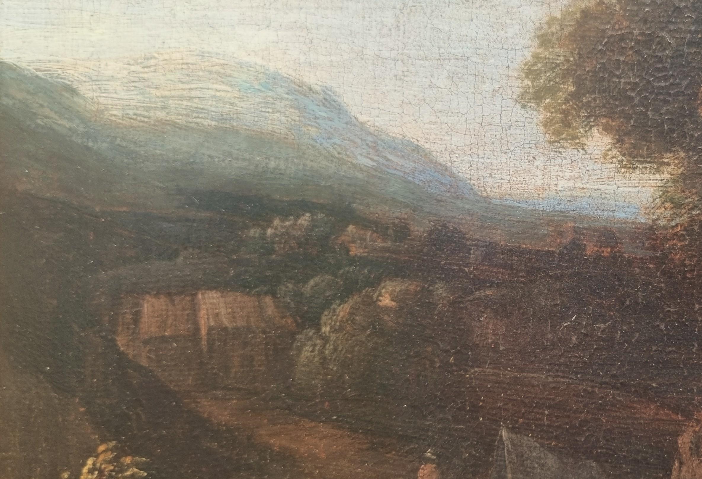 HUYSMANS Flämische Landschaftsmalerei 17. 18. Barock Mönche Einsiedler Pilger im Angebot 2