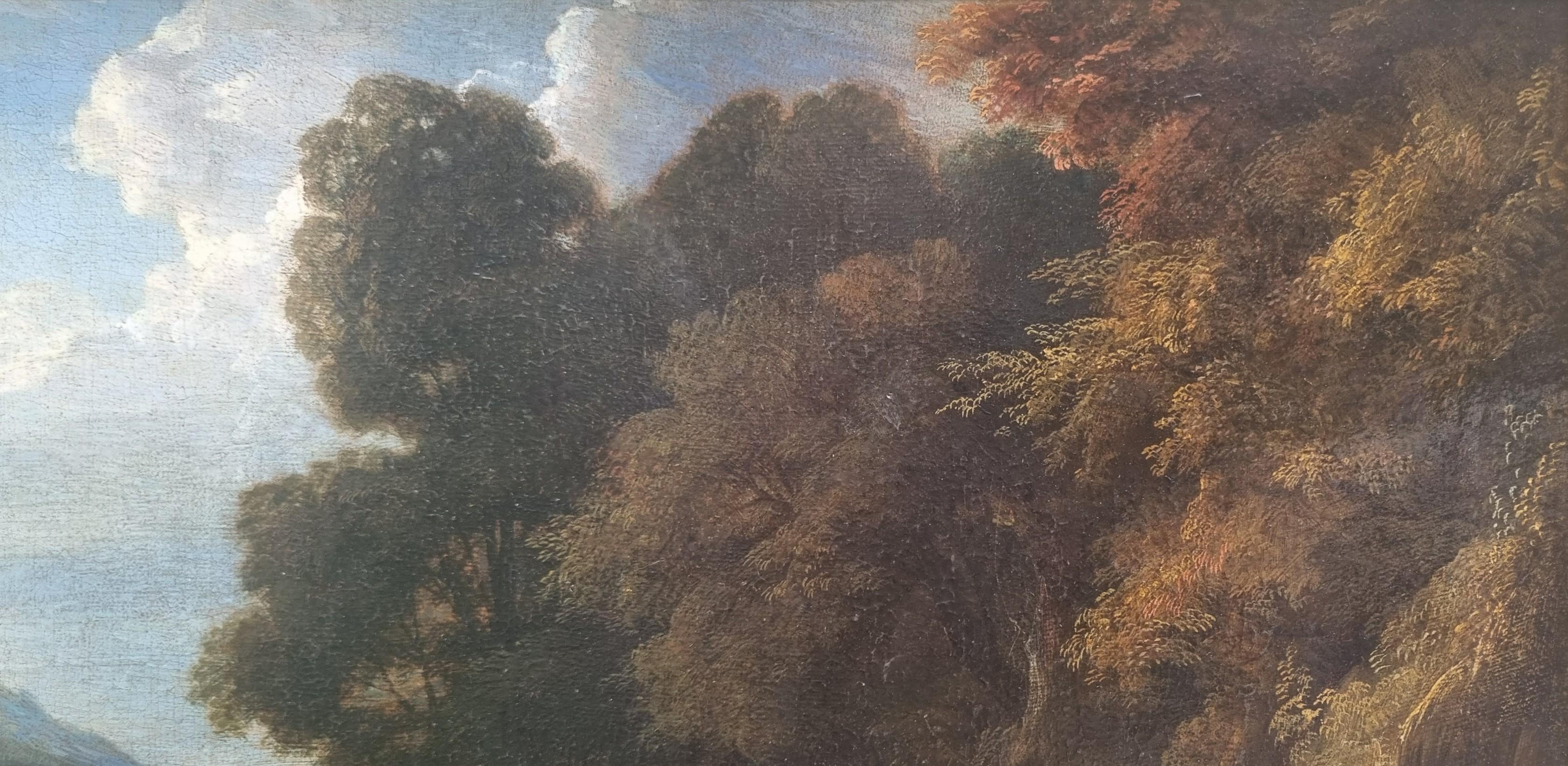 HUYSMANS Flämische Landschaftsmalerei 17. 18. Barock Mönche Einsiedler Pilger im Angebot 4