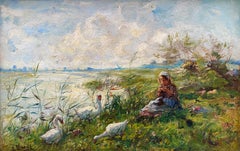 A Summer’s Day, Cornelis Koppenol, Zoetemeer 1865 – 1946 The Hague, Signed