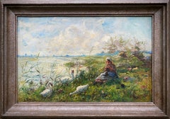 Un jour d'été, Cornelis Koppenol, Zoetemeer 1865 - 1946 La Haye, Signé