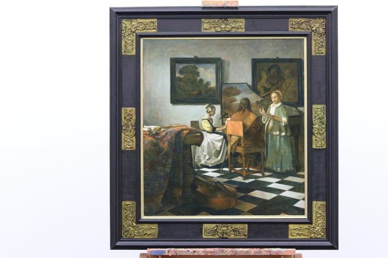 Cornelis Le Mair - The Concert - 21st Century Classical Style Oil