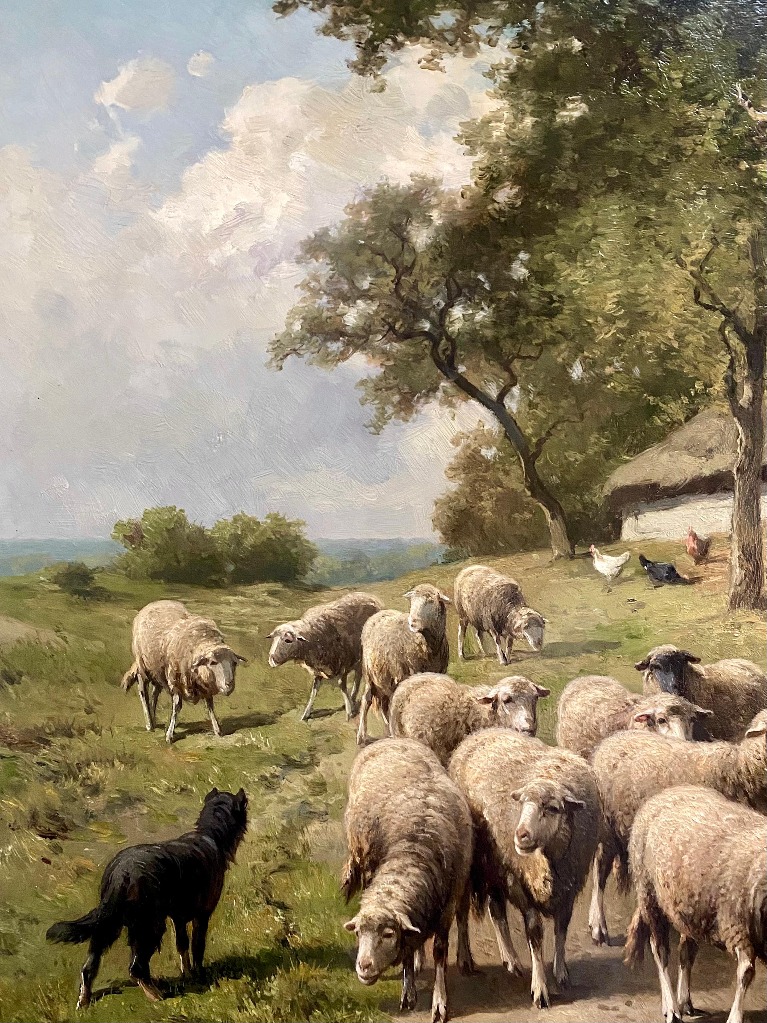 Der Hirte mit seiner Herde