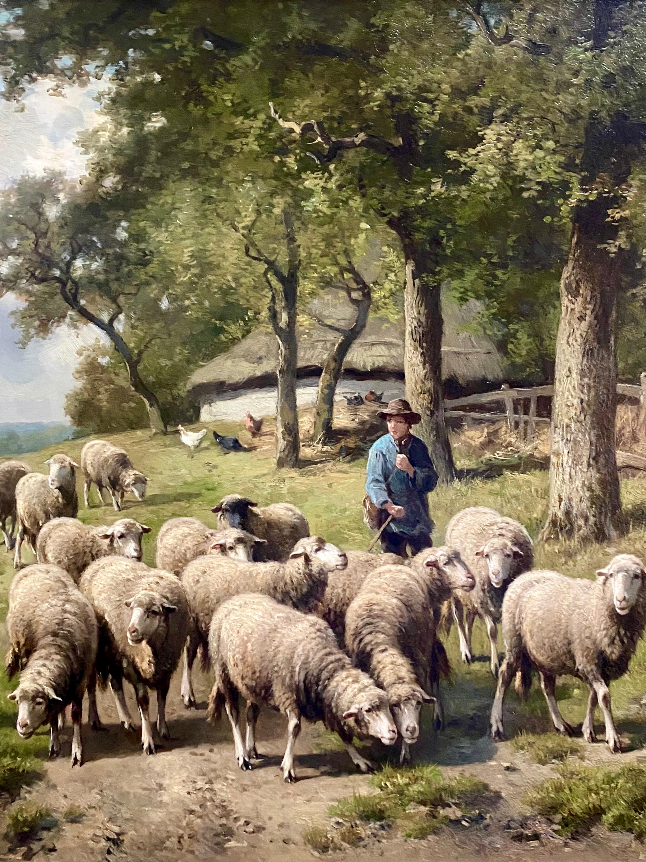 Der Hirte mit seiner Herde