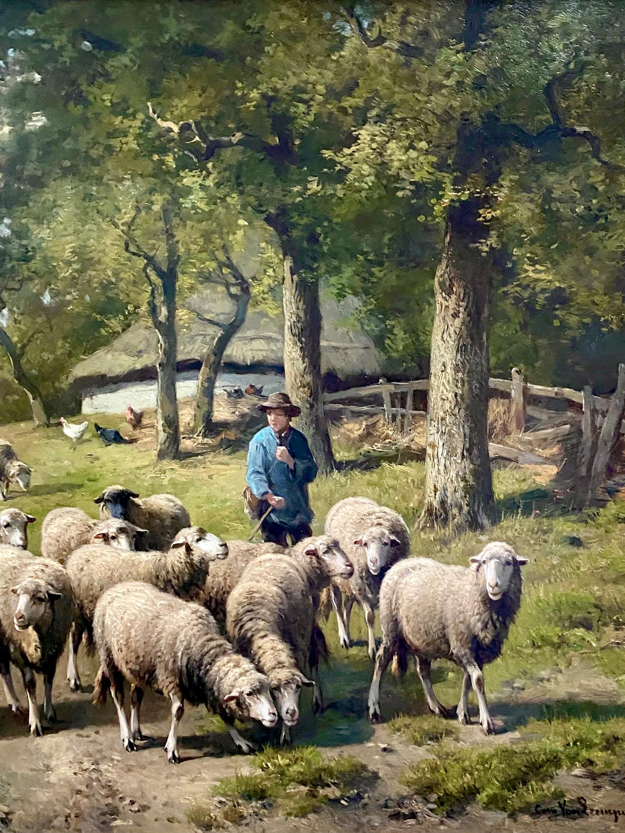 Der Hirte mit seiner Herde