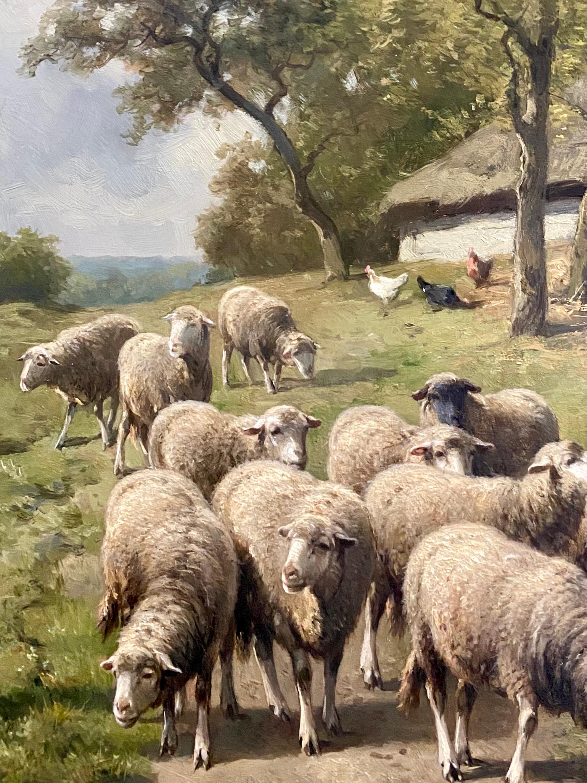 Der Hirte mit seiner Herde