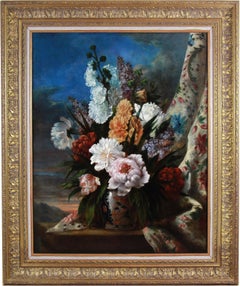 Oil On Canvas "Still life with flowers and vase" Atr. to Cornelis van Spaendonck