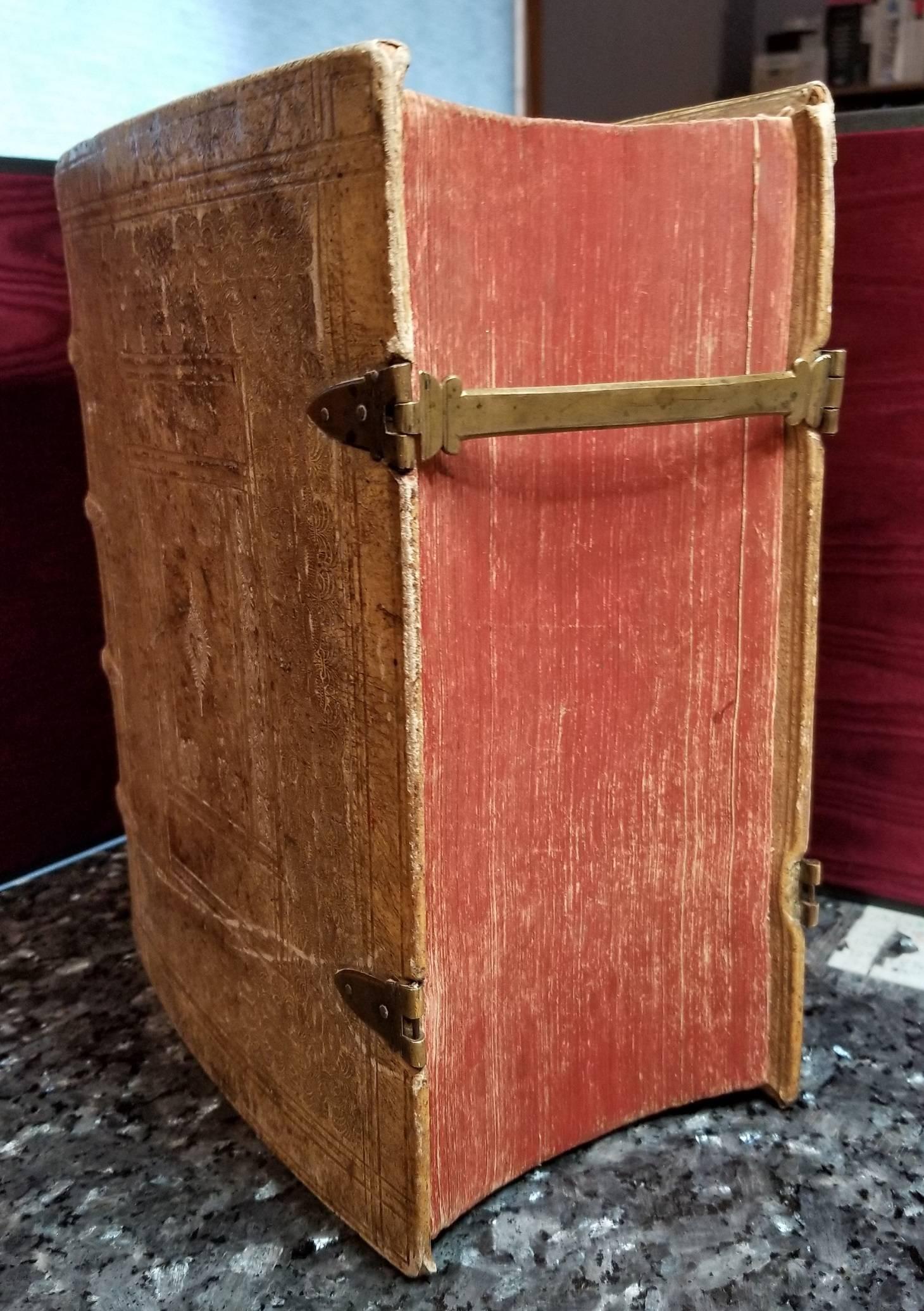 1662 Mainz Bible. Complete. German. Catholic. Antique Engravings Woodcuts Vellum For Sale 3