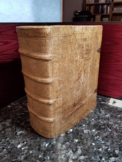1662 Mainz Bible. Complete. German. Catholic. Antique Engravings Woodcuts Vellum