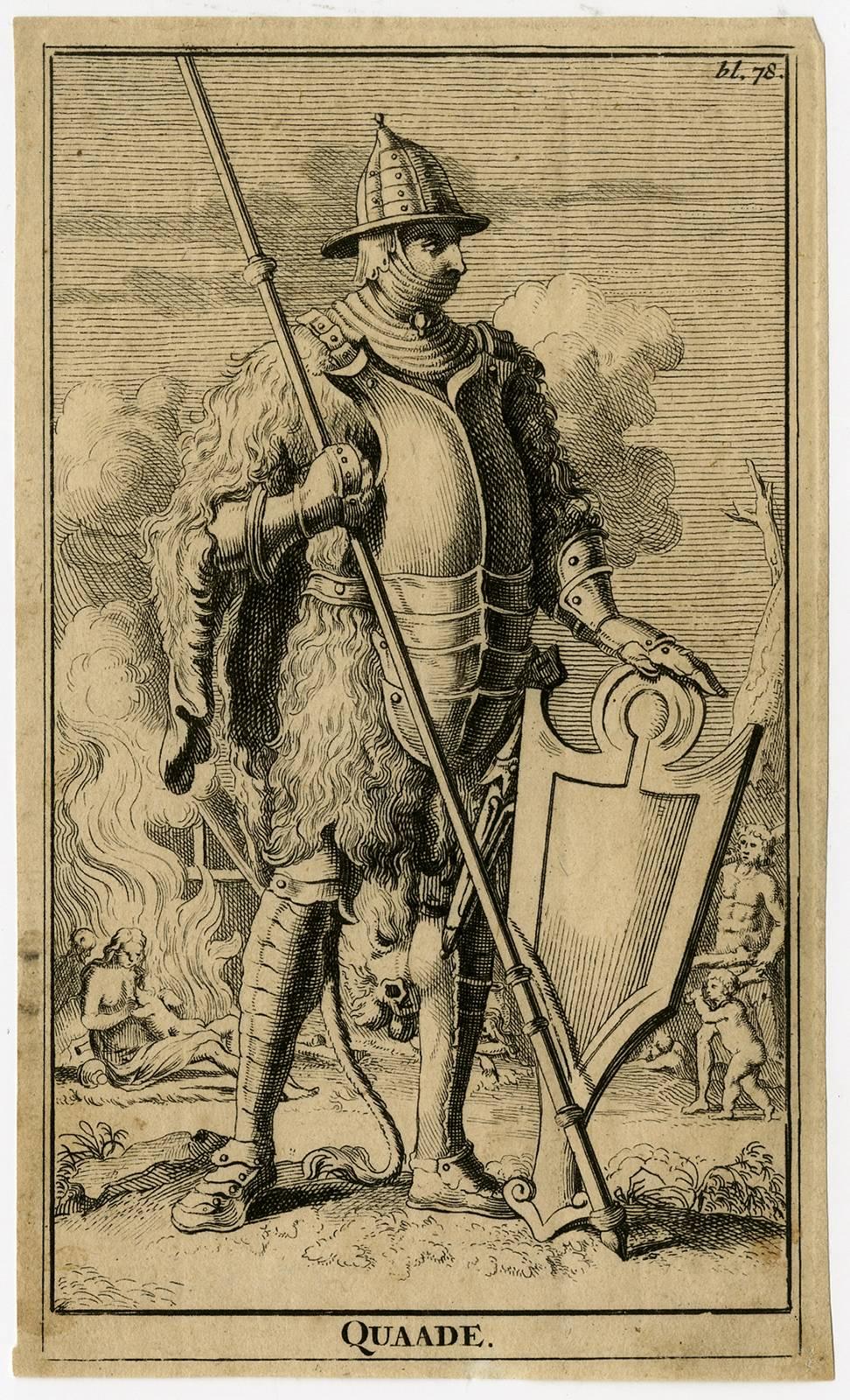 Goth, Quaade, Wandaal, Sueef, Gepider, Heruler, Mark. - Print by Cornelis Visscher