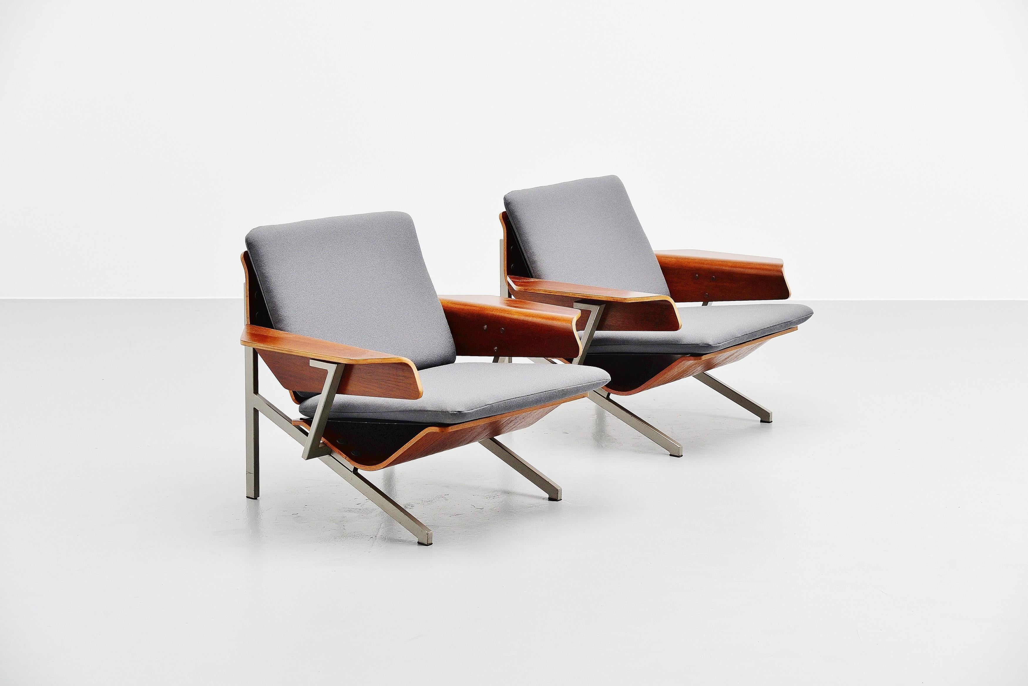 Dutch Cornelis Zitman FM50 Lounge Chairs Pastoe 1964