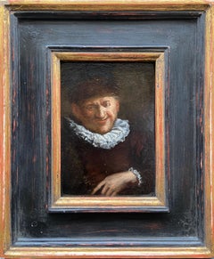 Portrait of a Man, 17th Century Dutch Oil on Panel Portrait