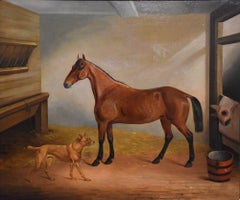 Oil Painting by Cornelius Jansen Walter Winter "A Favourite Hunter"