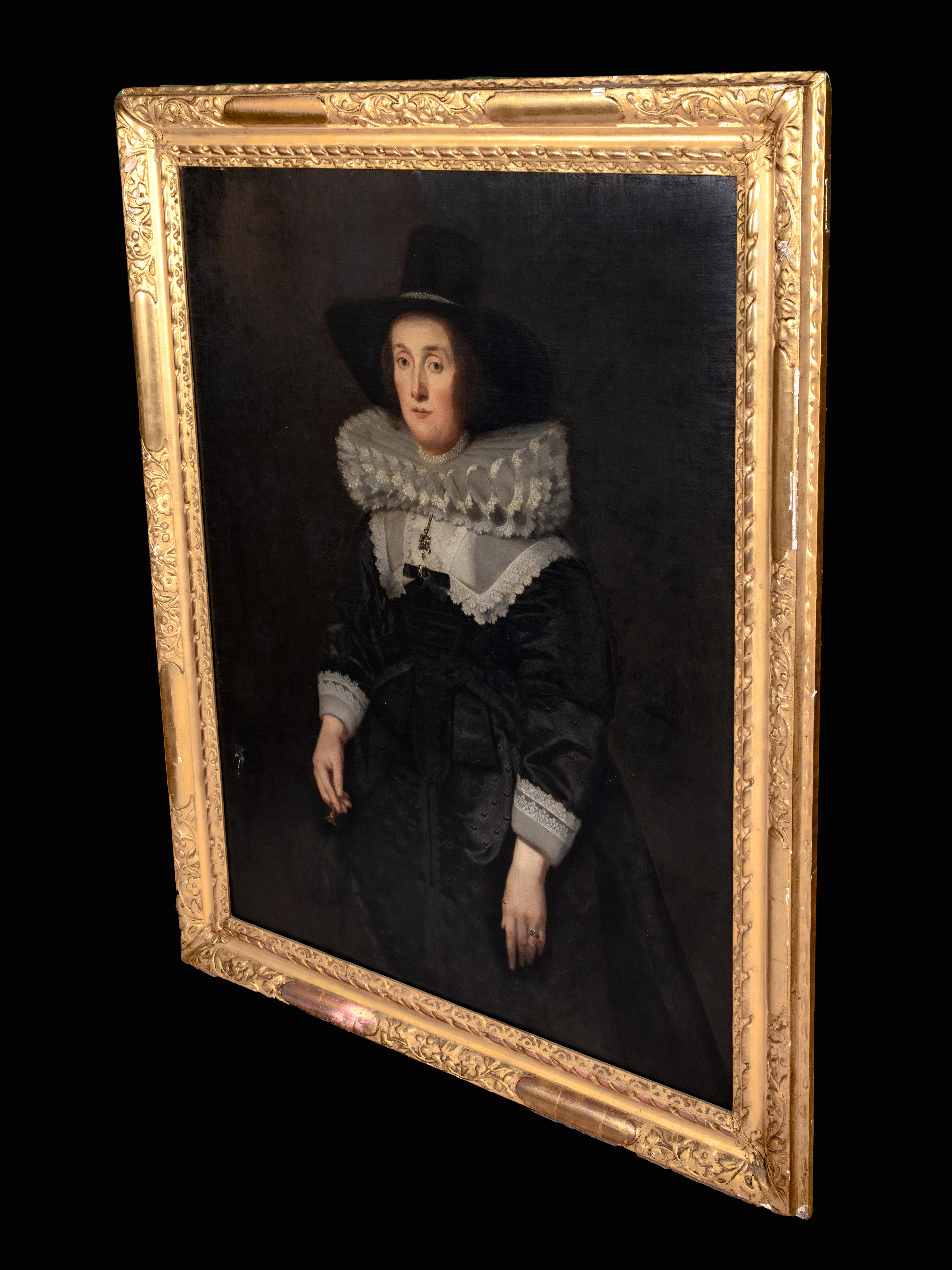 Portrait Of A Lady Identified As Anne Holte (Nee Littleton) Of Aston Hall 4