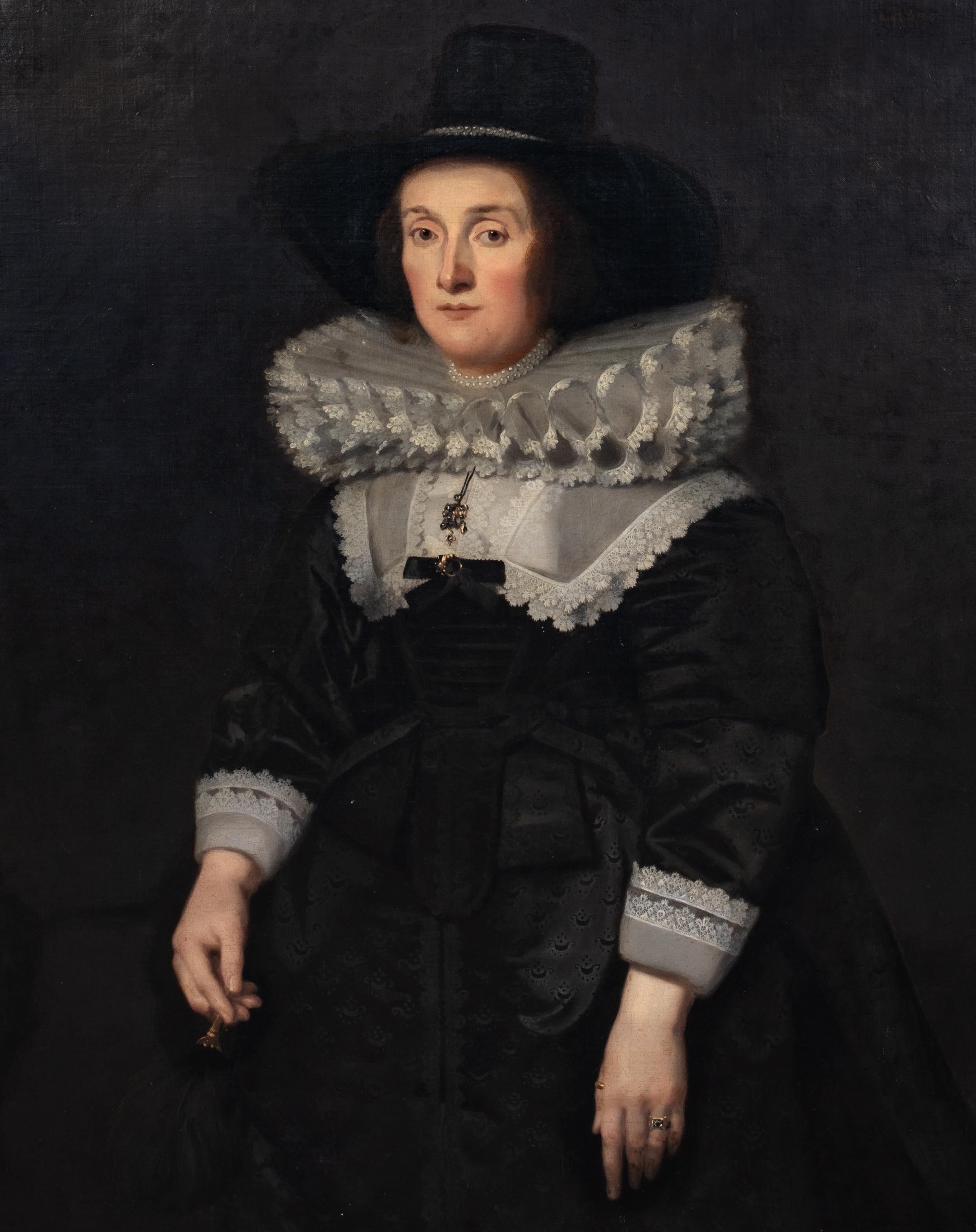 Portrait Of A Lady Identified As Anne Holte (Nee Littleton) Of Aston Hall 1