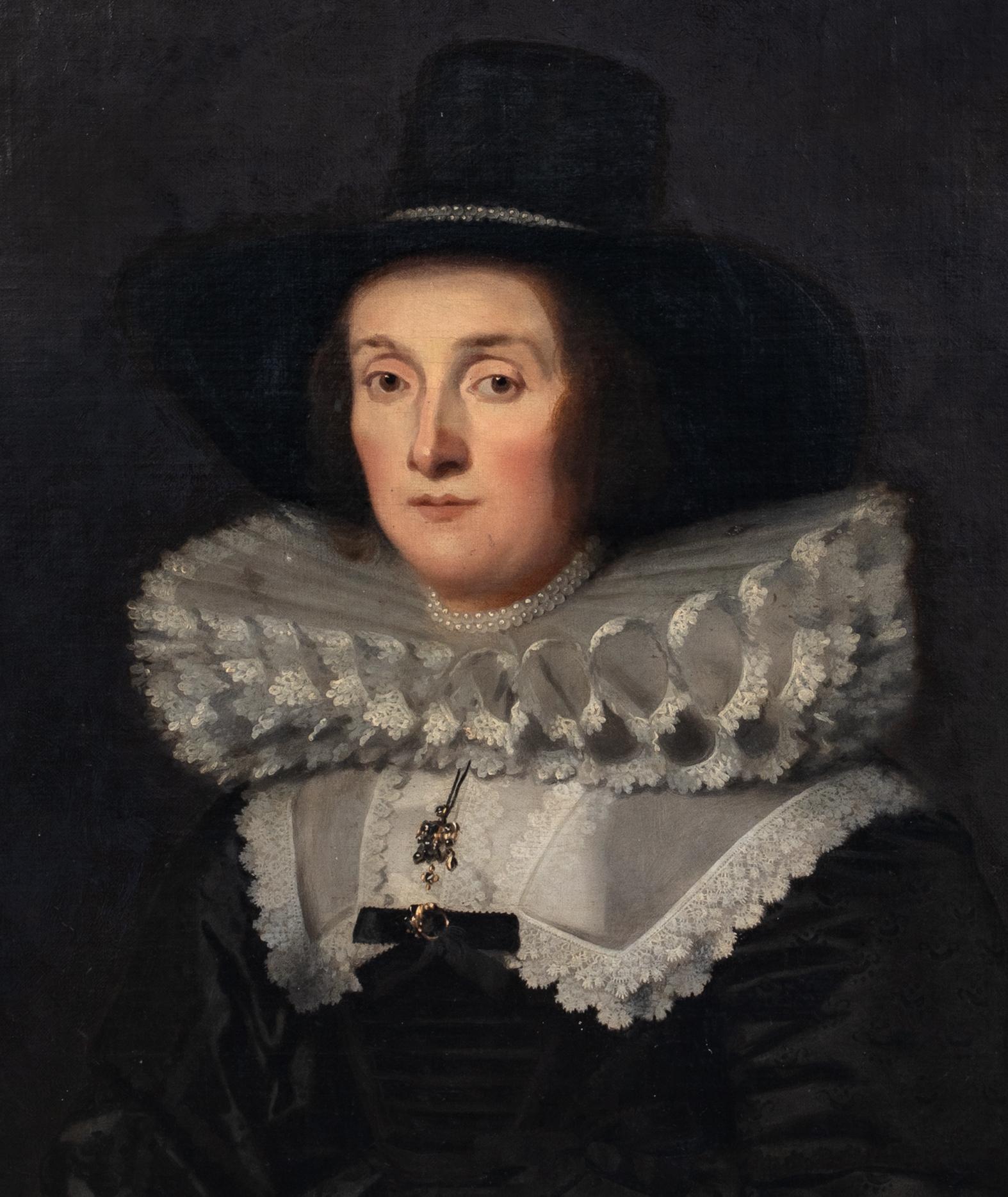 Portrait Of A Lady Identified As Anne Holte (Nee Littleton) Of Aston Hall 2