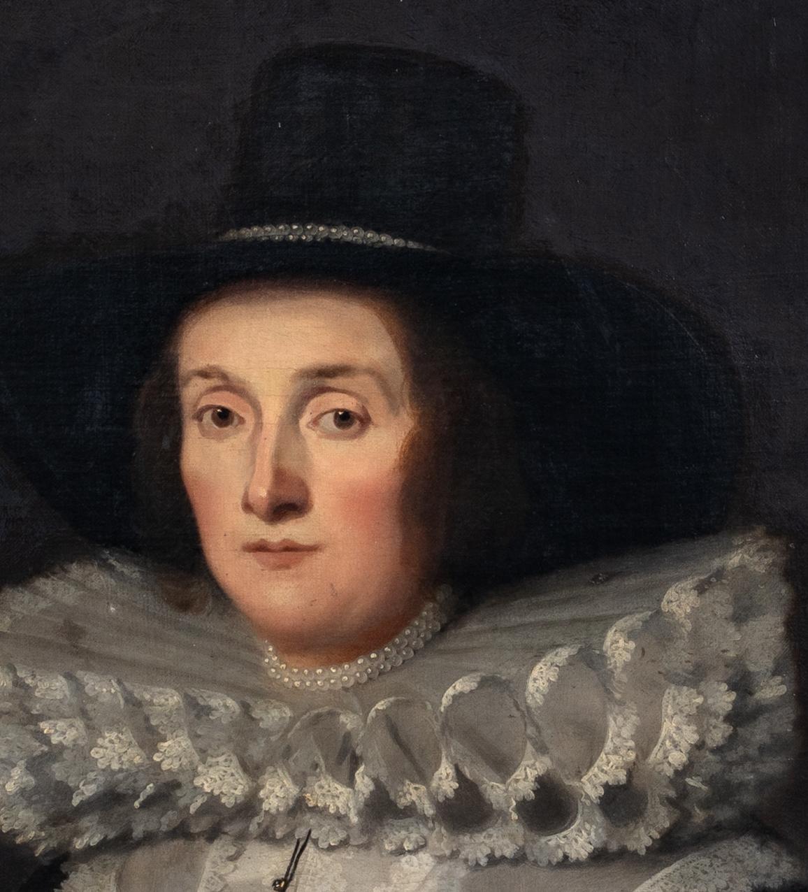 Portrait Of A Lady Identified As Anne Holte (Nee Littleton) Of Aston Hall 3