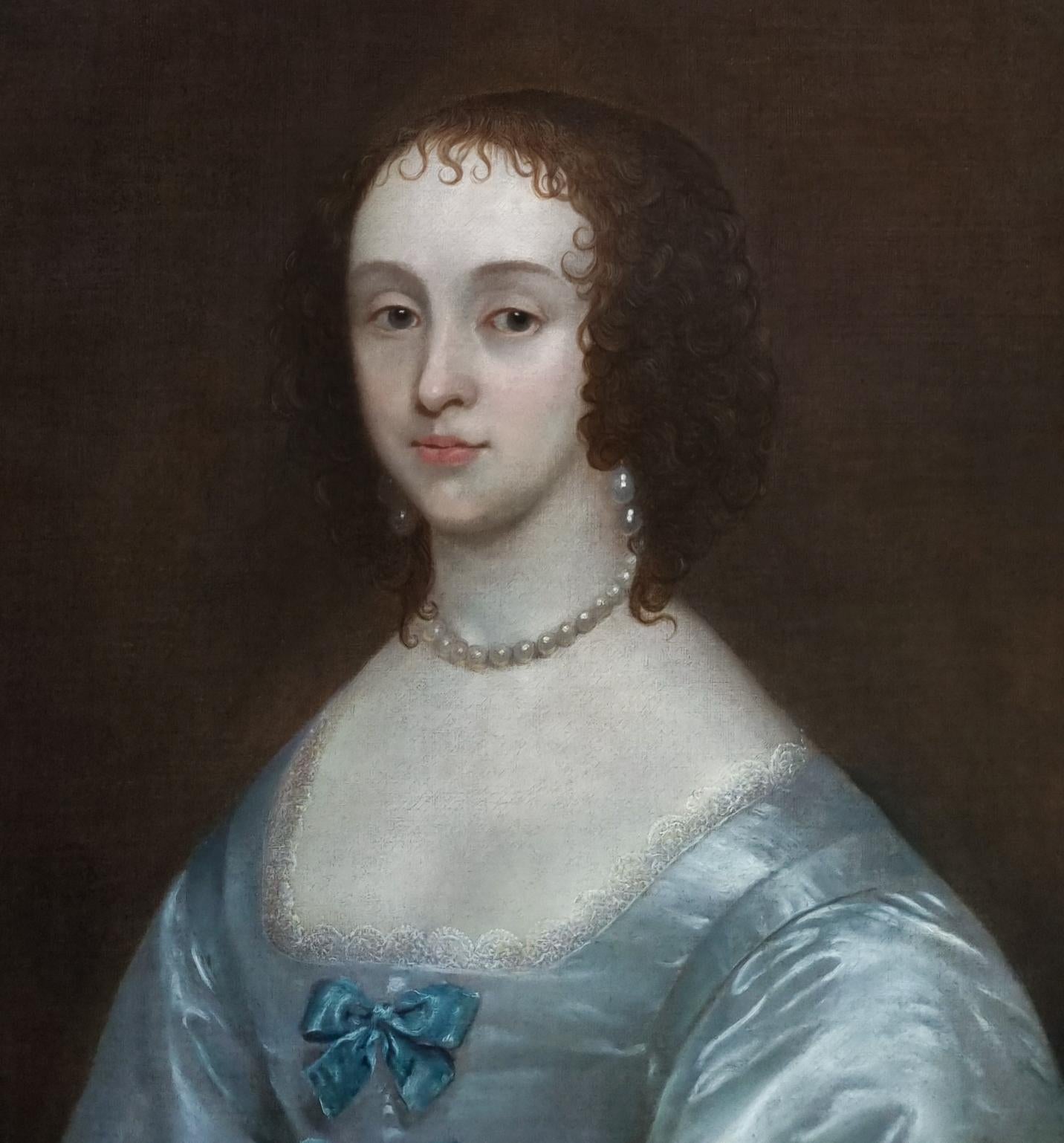 Portrait d'une femme, Katherine St Aubyn, Godolphin, Cornelius Johnson, toile à l'huile en vente 3