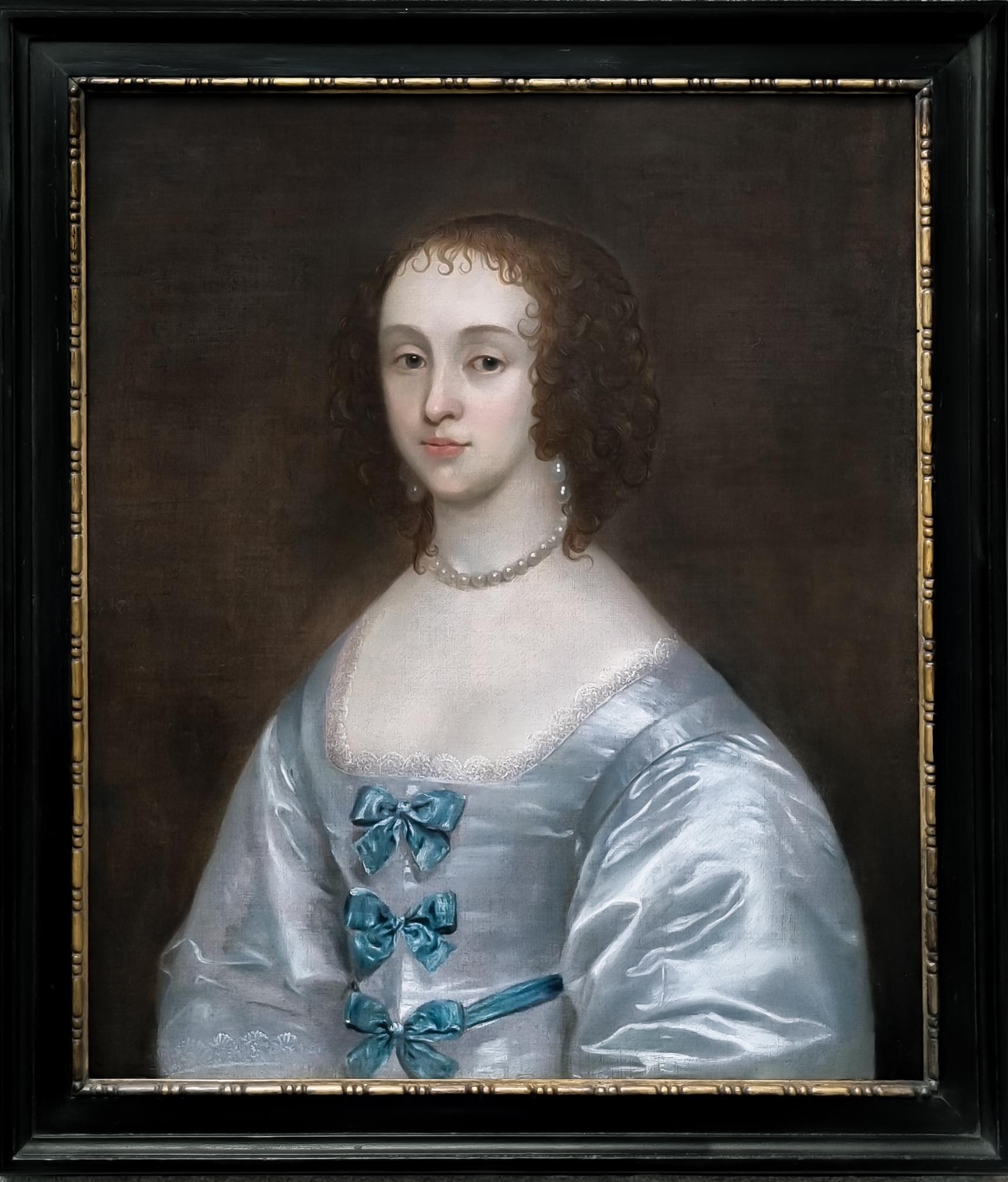 Porträt einer Dame, Katherine St. Aubyn, Godolphin, Cornelius Johnson, Ölgemälde