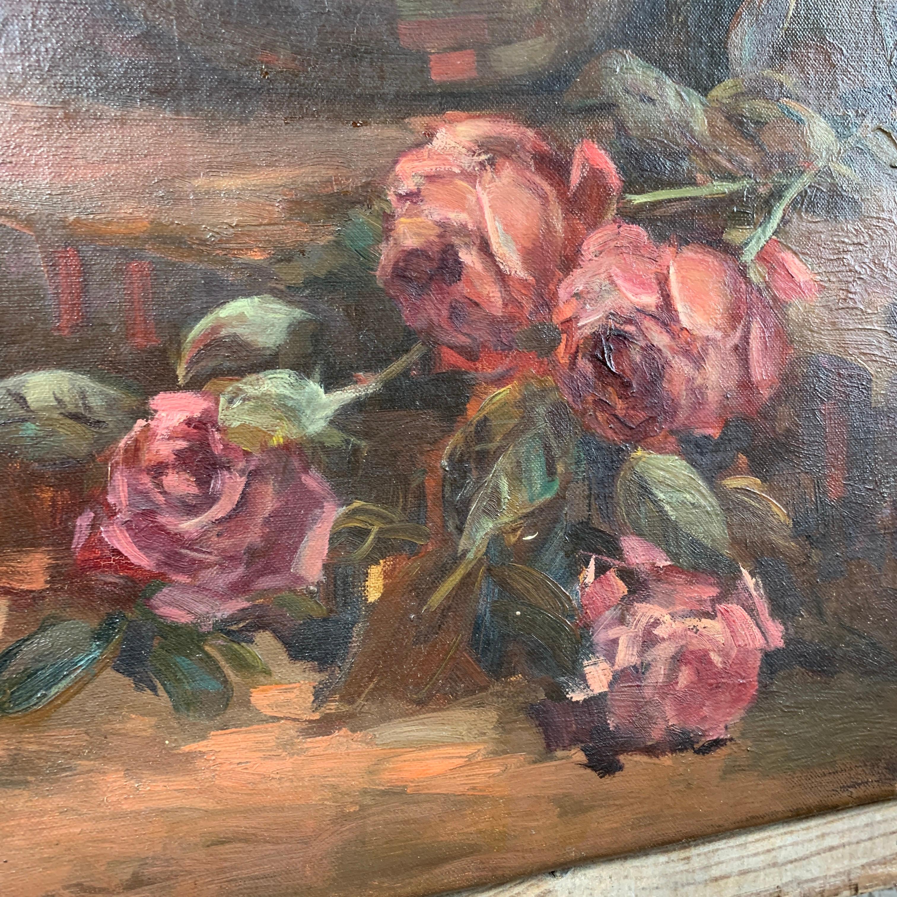 Dutch Cornelius 'Kees' Terlouw Still Life Oil on Canvas