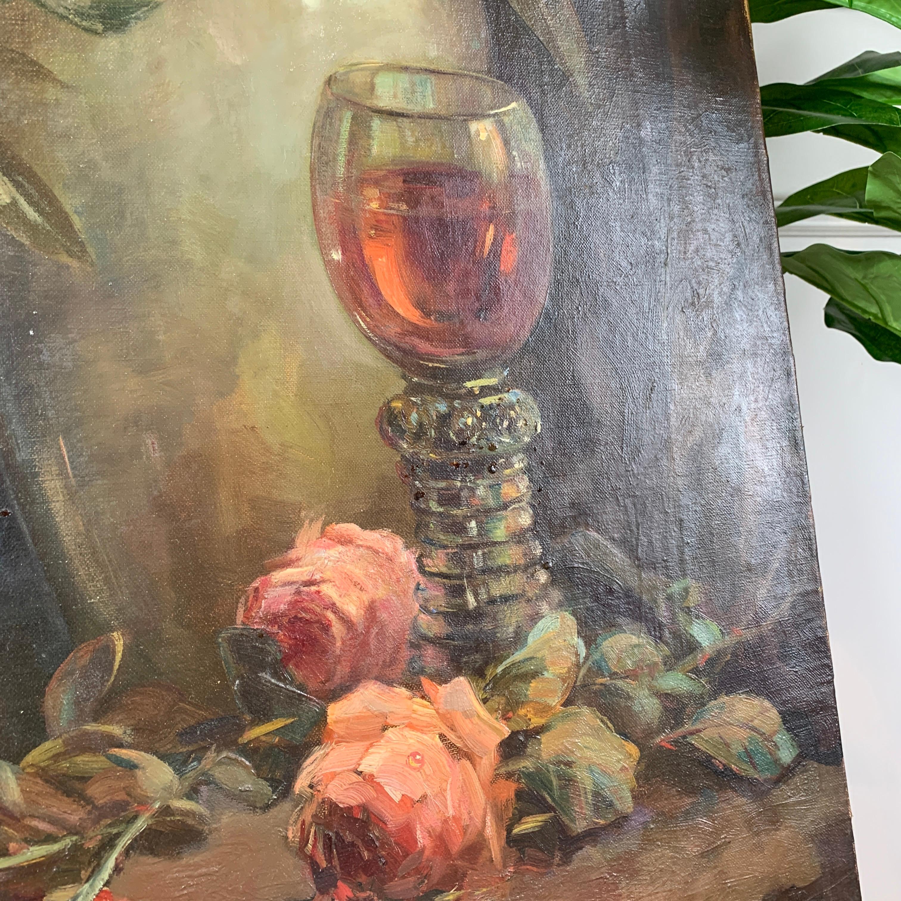 20th Century Cornelius 'Kees' Terlouw Still Life Oil on Canvas