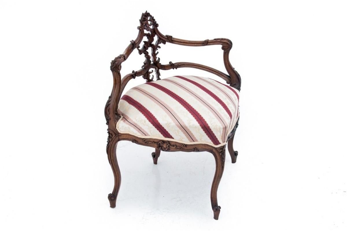 French Corner armchair, France, around 1880. For Sale