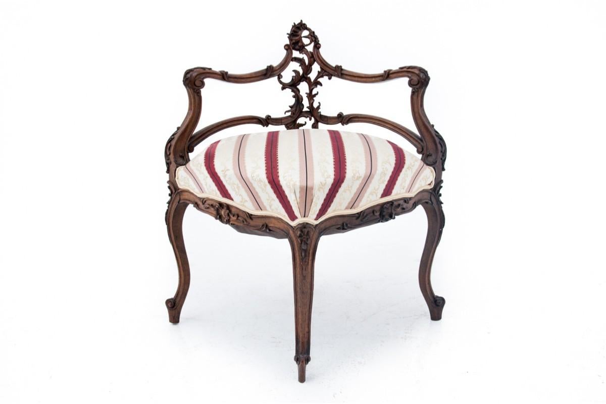 Corner armchair, France, around 1880. For Sale 3
