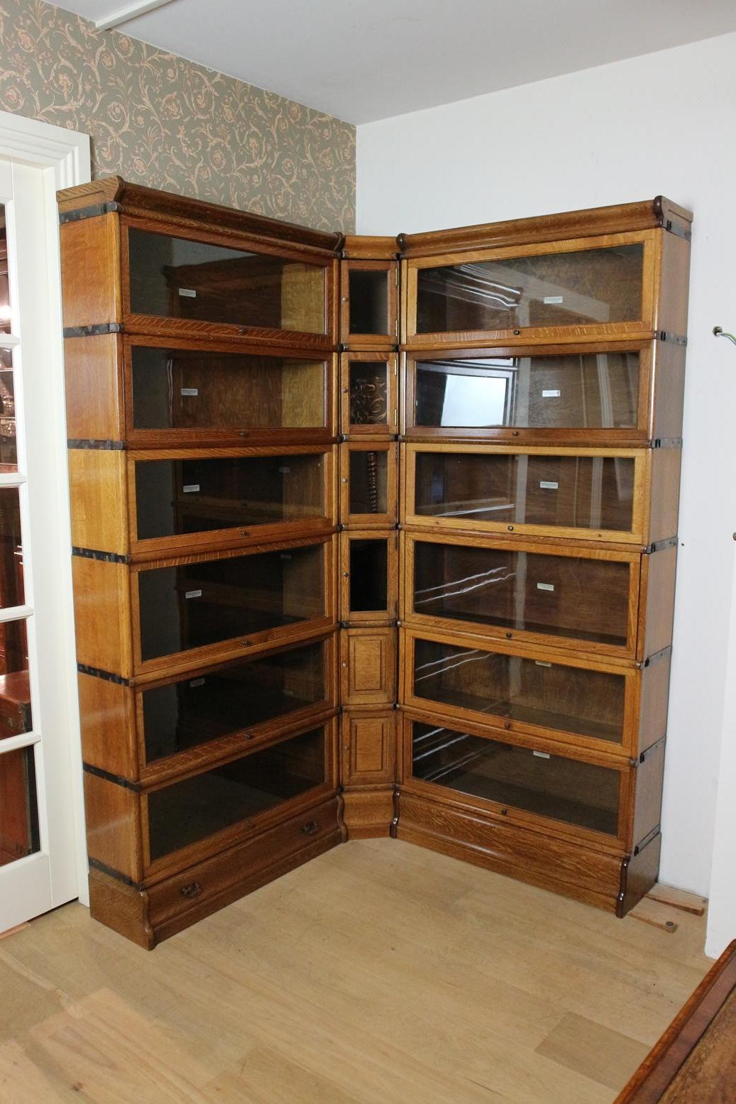 corner barrister bookcase