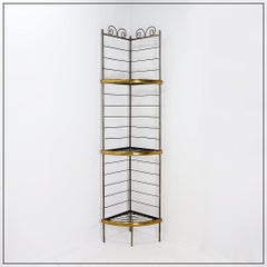 Corner Bakers Rack 3-Tier Plant Stand Kitchen Dining Shelf