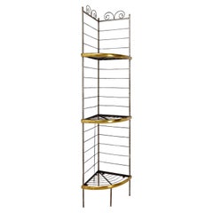 Corner Bakers Rack 3-Tier Plant Stand Kitchen Dining Shelf