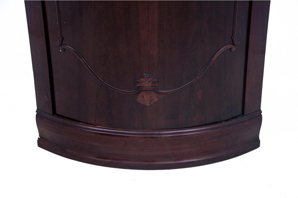 Early 20th Century Corner Biedermeier Cabinet from 1928, Northern Europe For Sale